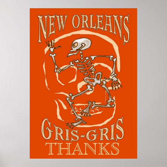New Orleans Gris Gris , add text, Poster (Front)