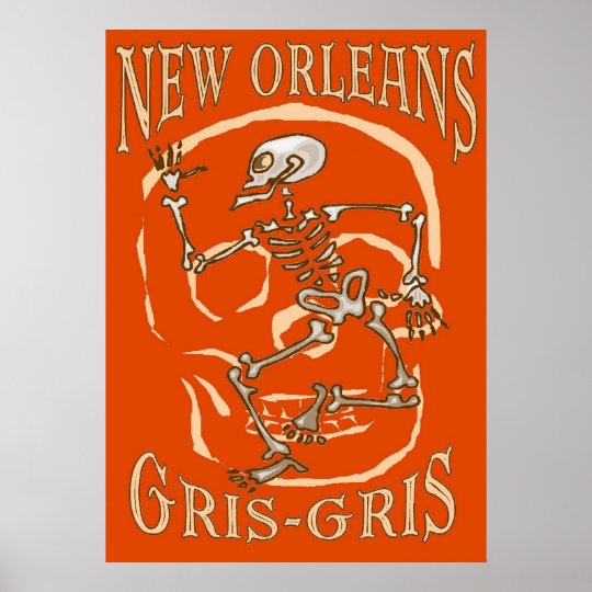 New Orleans Gris Gris Poster 