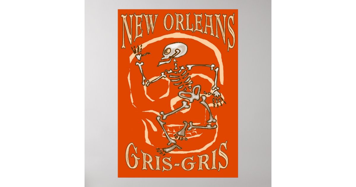 New Orleans Gris Gris Poster | Zazzle