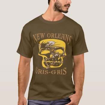 New Orleans Gris Gris Voodoo T-shirt by figstreetstudio at Zazzle