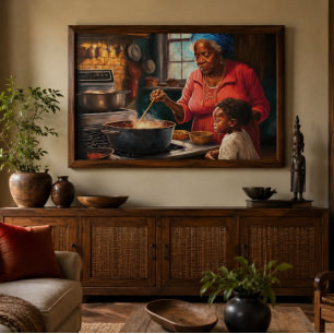 New Orleans Gumbo 36x24 Acrylic Wall Art