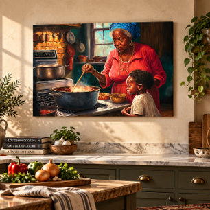 New Orleans Gumbo 36x24 Acrylic Wall Art
