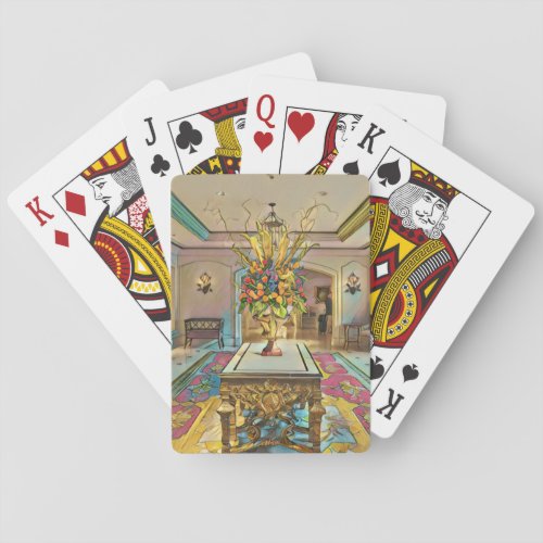 New Orleans Hotel Lobby _ Playing Cards