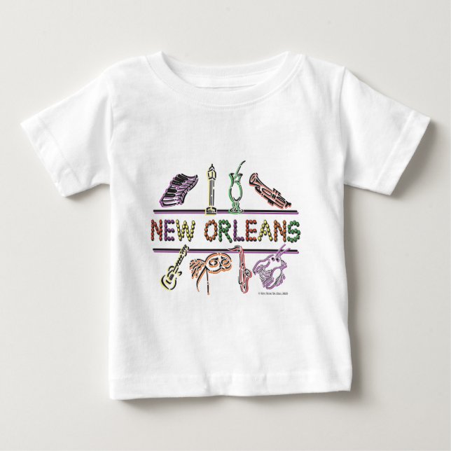 New-Orleans-ICONS- copy Baby T-Shirt (Front)