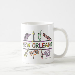 New-Orleans-ICONS- copy Coffee Mug