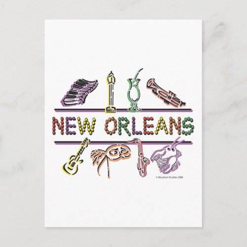 New_Orleans_ICONS_ copy Postcard