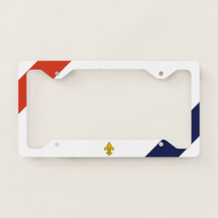 New Orleans inspired Flag License Plate Frame