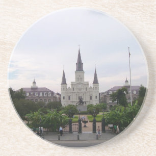 New Orleans Jackson Square Drink Coaster
