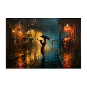 New Orleans Jazz Acrylic Wall Art
