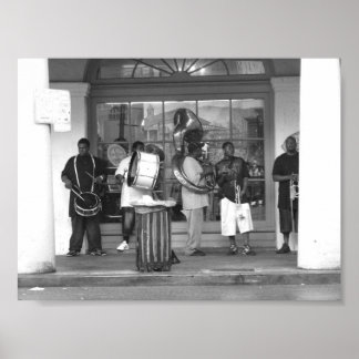 New Orleans Jazz Band French Quarter Photograph Poster