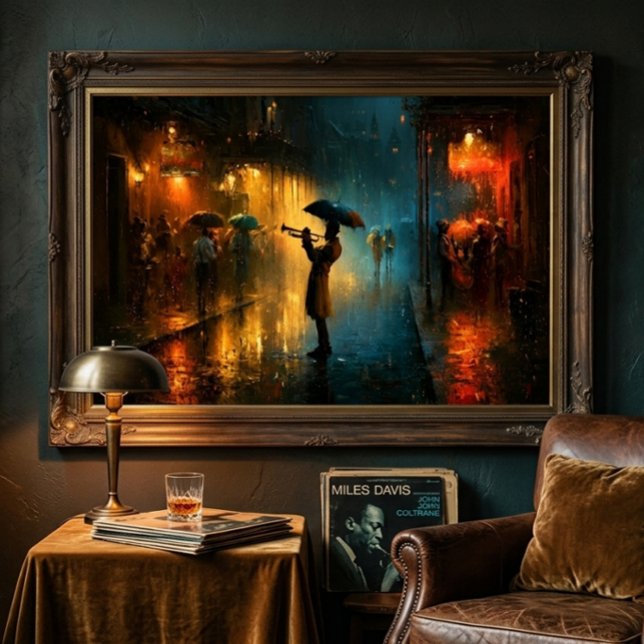New Orleans Jazz Gallery Wrap (New Orleans Jazz Trumpet French Quarter)