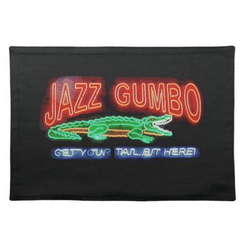 New Orleans Jazz Gumbo Cloth Placemat