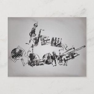 New Orleans Jazz Postcard