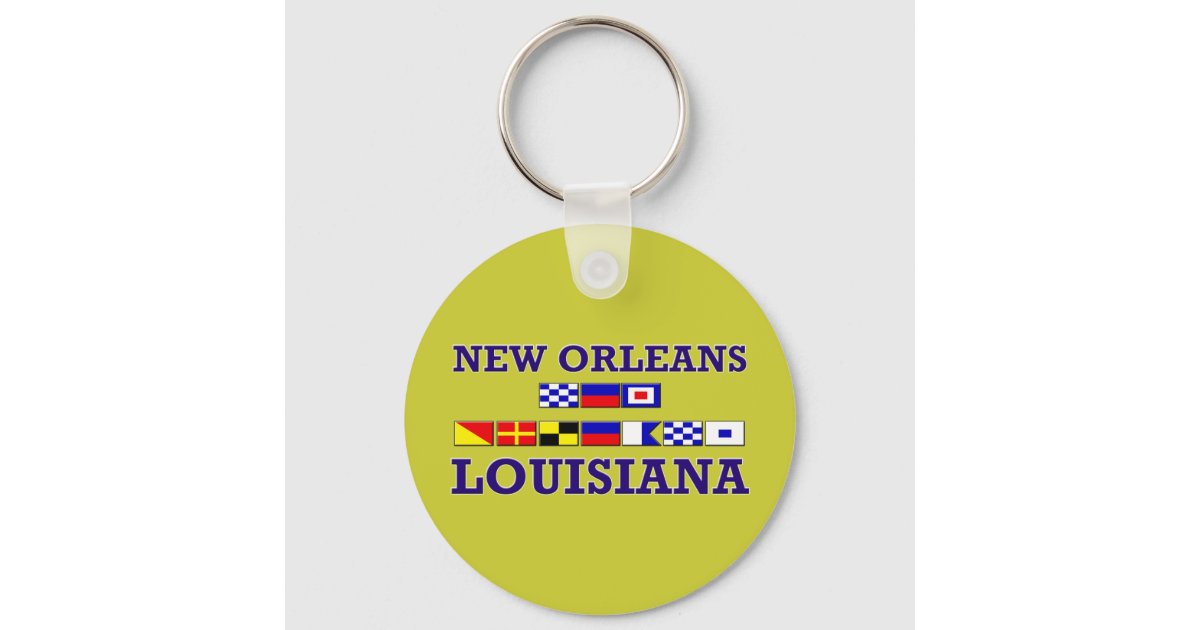 New Orleans French Quarter Louisiana Keychain | Zazzle