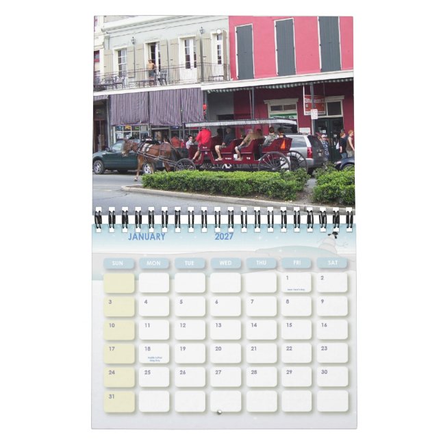 New Orleans, LA, 2011, Calendar (Jan 2027)