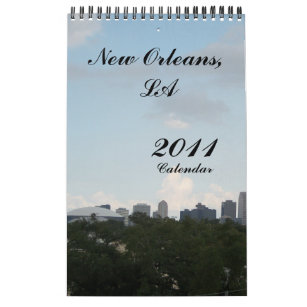 New Orleans, LA, 2011, Calendar