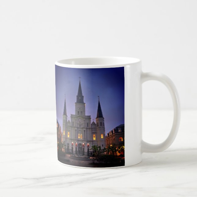 New Orleans, LA Cathedral Basilica, Jackson Square Coffee Mug (Right)