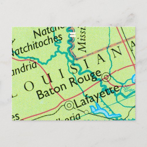 New Orleans LA Louisiana Postcard Baton Rouge 