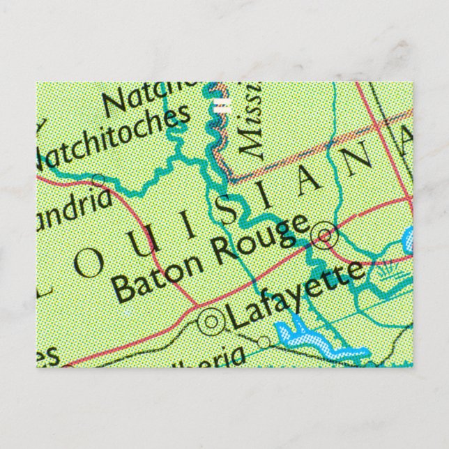 New Orleans LA Louisiana Postcard Baton Rouge  (Front)