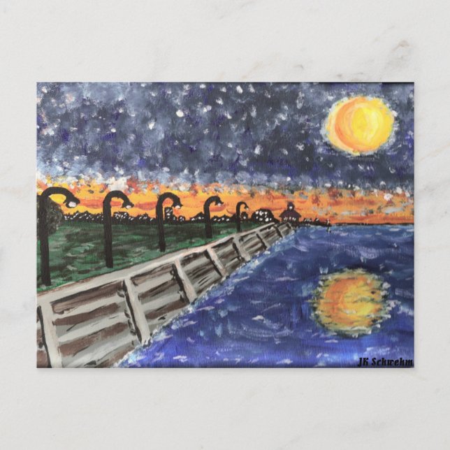 New Orleans Lakefront Postcard (Front)