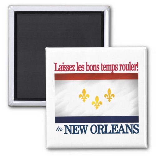 New Orleans _Let the good times roll Magnet