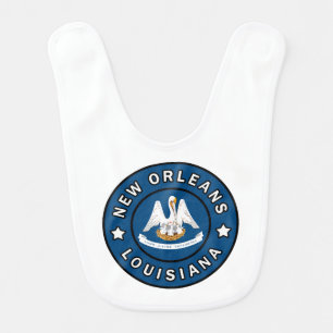 New Orleans Louisiana Baby Bib