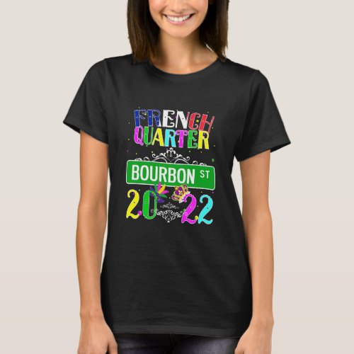 New Orleans Louisiana Bourbon Street T_Shirt