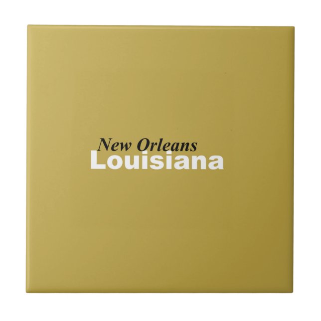 New Orleans, Louisiana Ceramic Tile (Front)