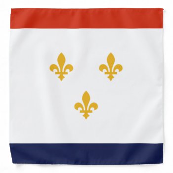 New Orleans (louisiana) City Flag Bandana by Pir1900 at Zazzle