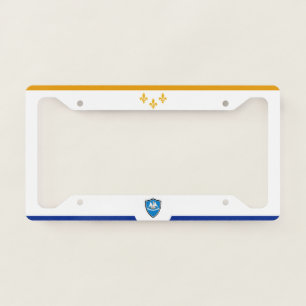 New Orleans (Louisiana) city flag License Plate Frame
