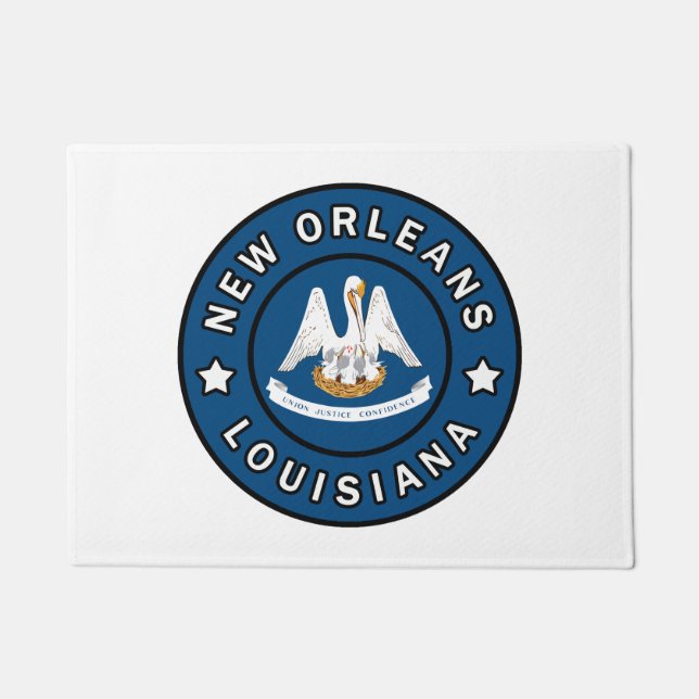 New Orleans Louisiana Doormat (Front)