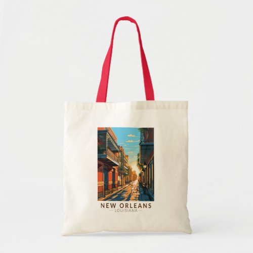 New Orleans Louisiana French Quarter Travel Art Tote Bag