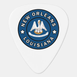 New Orleans Louisiana Guitar Pick