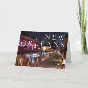 New Orleans, Louisiana Happy Birthday Card