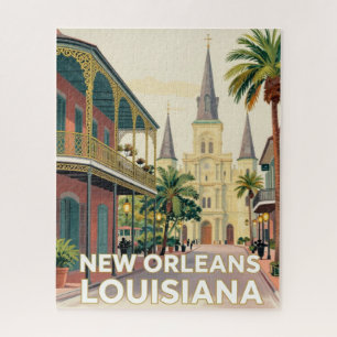 New Orleans Louisiana Historic Travel  Jigsaw Puzzle