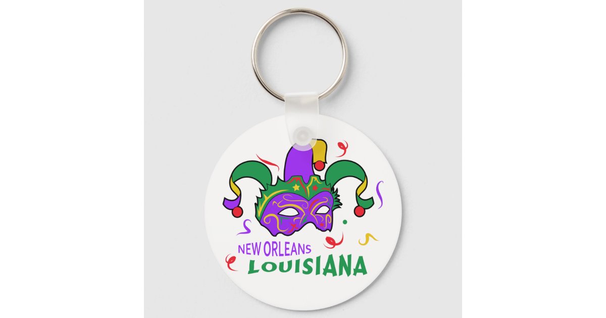 Zazzle Basic Louisiana Key Chain