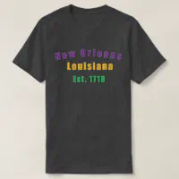 La Louisiana Mardi Gras Shirt, New Orleans Unisex T-shirt Long Sleeve