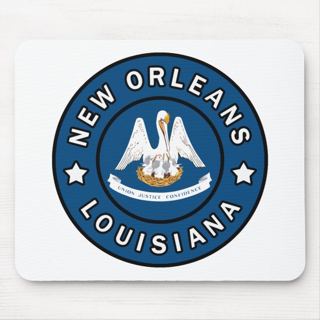 New Orleans Louisiana Mouse Pad (Front)