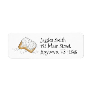 New Orleans Louisiana NOLA Beignet Donut Pastry Label