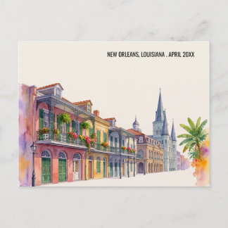 New Orleans Louisiana Nola Retro Vintage Travel Postcard