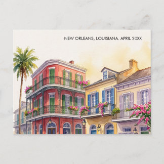 New Orleans Louisiana Nola Travel French quarter Postcard