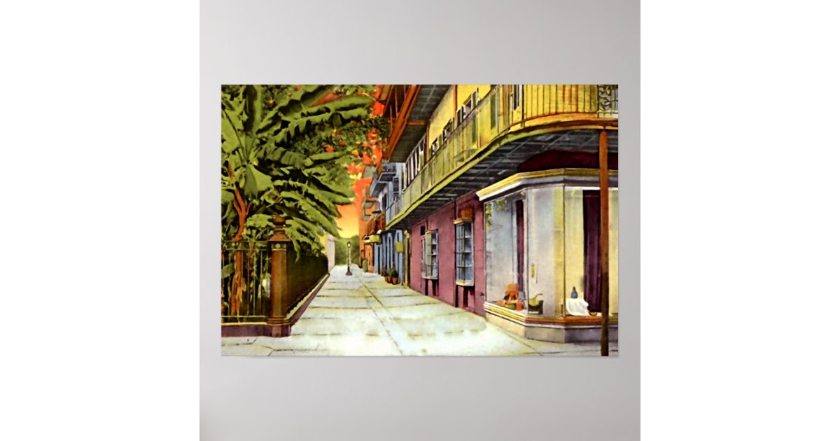 New Orleans French Quarter Louisiana Keychain | Zazzle