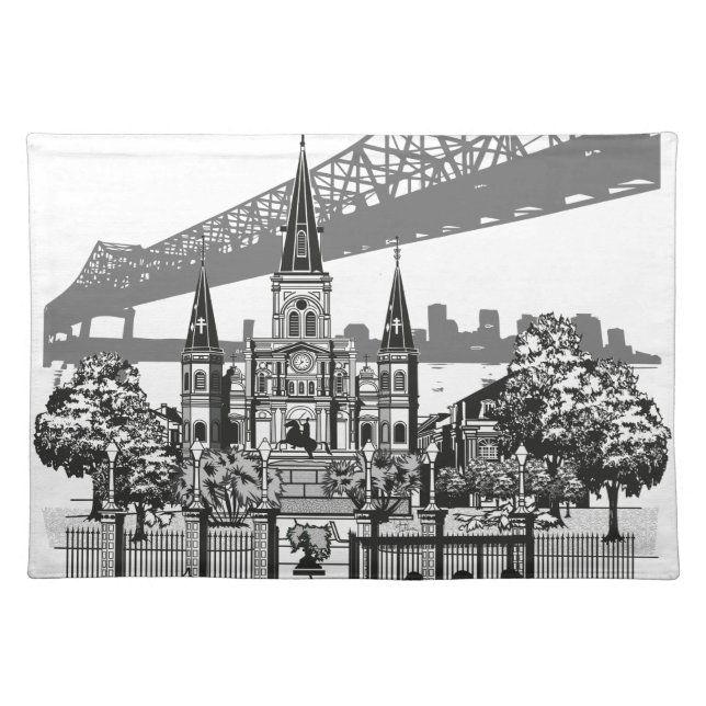 New Orleans Louisiana Placemat (Front)