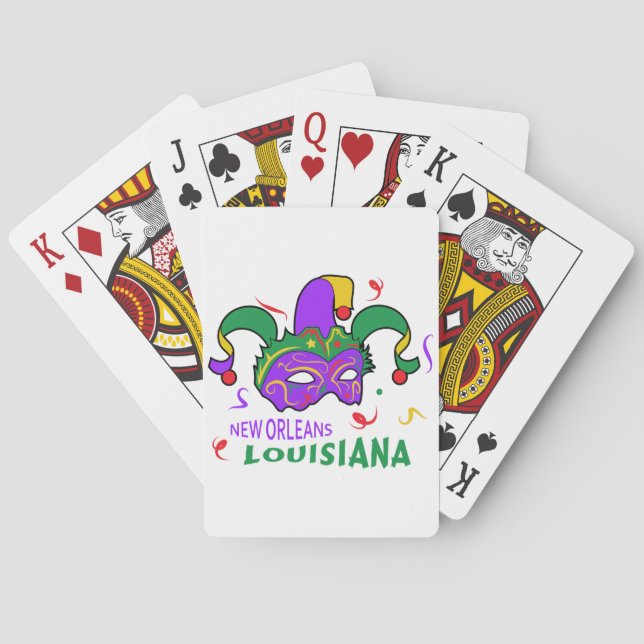 New Orleans Louisiana Poker Cards (Back)