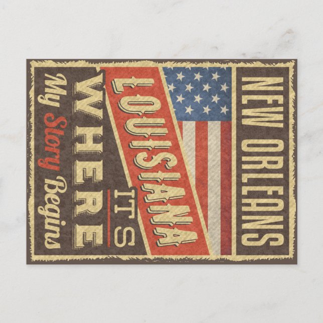 New Orleans Louisiana Postcard (Front)