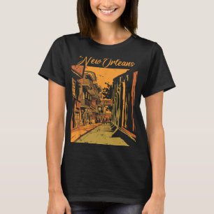 New Orleans Louisiana Souvenir Bourbon Street T-Shirt