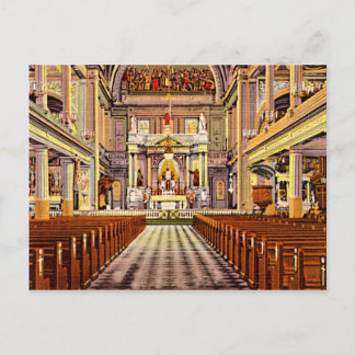 New Orleans, Louisiana St Louis Cathedral 1940 Postcard