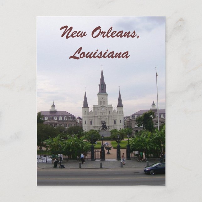 New Orleans, Louisiana St. Louis Cathedral Postcard (Front)
