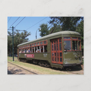 New Orleans,Louisiana Streetcar Postcard
