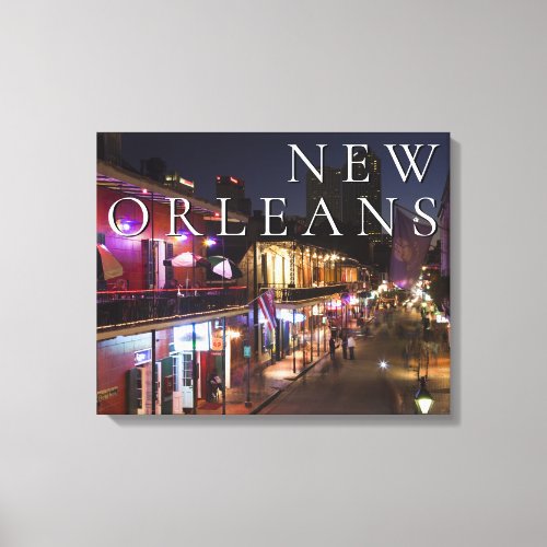 New Orleans Louisiana  The French Quarter Canvas Print